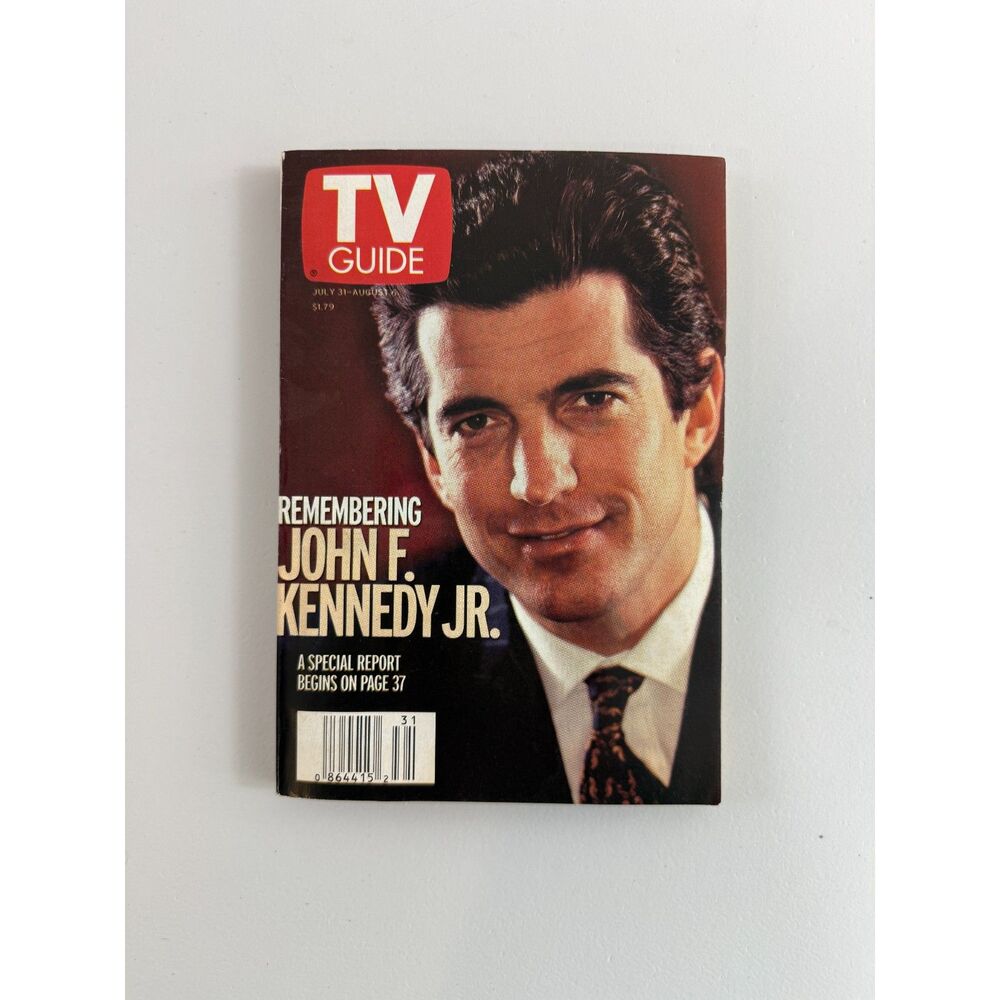 Vintage TV Guide Issue July 31 – August 6, 1999 Remembering John F. Kennedy Jr.
